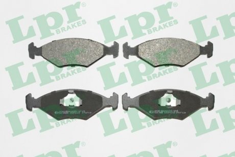 Комплект тормозных колодок из 4 шт. дисков LPR 05P016 (фото 1)