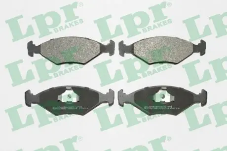 Комплект гальмівних колодок з 4 шт. дисків LPR 05P016