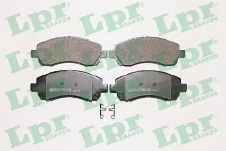 Гальмівні колодки, дискове гальмо (набір) LPR 05P1025