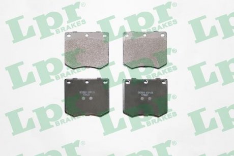 Комплект тормозных колодок из 4 шт. дисков LPR 05P126 (фото 1)