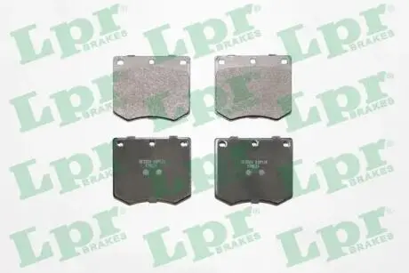 Комплект тормозных колодок из 4 шт. дисков LPR 05P126
