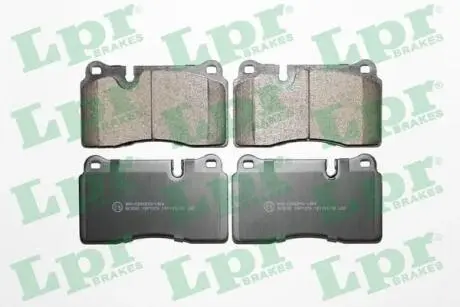 Комплект гальмівних колодок з 4 шт. дисків LPR 05P1376