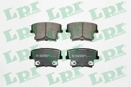Гальмівні колодки, дискове гальмо (набір) LPR 05P1400