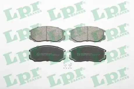 Гальмівні колодки, дискове гальмо (набір) LPR 05P1427