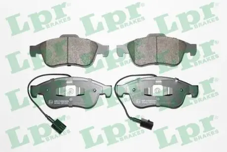 Гальмівні колодки, дискове гальмо (набір) LPR 05P1535