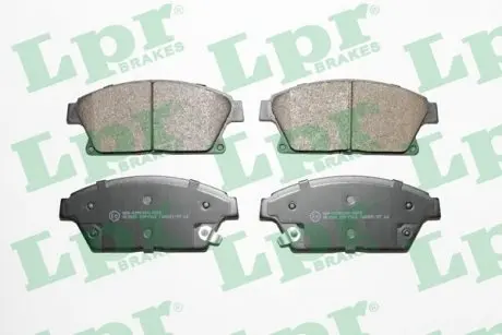 Комплект гальмівних колодок з 4 шт. дисків LPR 05P1562