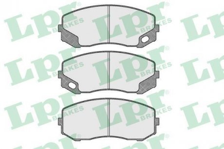 Тормозные колодки, дисковый тормоз.) LPR 05P1613 (фото 1)