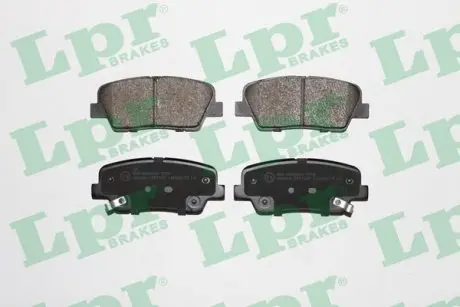 Гальмівні колодки дискові LPR 05P1625