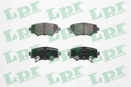 Комплект гальмівних колодок задн, MAZDA 3 1.5-2.5 07.13- LPR 05P1918