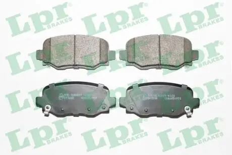 Комплект гальмівних колодок задн, JEEP CHEROKEE 2.0D-3.2 11.13- LPR 05P1955