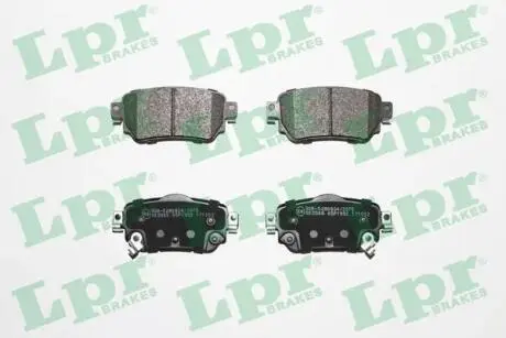 Колодки гальмівні (задние) Nissan Qashqai II/X-Trail/ Renault Kadjar 13- LPR 05P1992