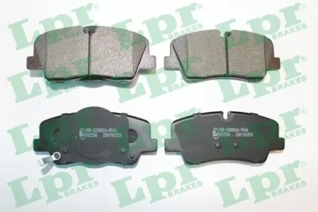 Комплект гальмівних колодок задн, HYUNDAI H350 2.5D 04.15- LPR 05P2058