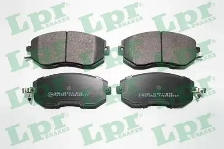 Комплект гальмівних колодок з 4 шт. дисків LPR 05P2077