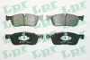 Комплект гальмівних колодок передн, JAGUAR F-PACE, XE, XF II, XF SPORTBRAKE LAND ROVER RANGE ROVER VELAR 2.0-3.0H 03.15- LPR 05P2095 (фото 1)