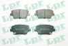 Комплект гальмівних колодок задн/передн, HYUNDAI I30, KONA 2.0 07.17- LPR 05P2142 (фото 1)