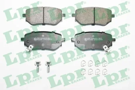 Комплект гальмівних колодок задн, MERCEDES X (470) NISSAN NAVARA NP300 RENAULT ALASKAN 2.3D/3.0D 01.15- LPR 05P2150