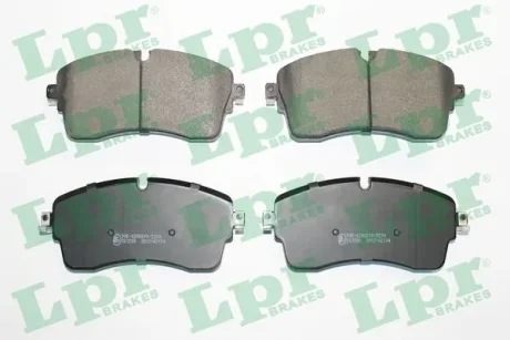 Комплект гальмівних колодок передн, JAGUAR E-PACE, LAND ROVER DISCOVERY SPORT, DISCOVERY V, RANGE ROVER EVOQUE, RANGE ROVER SPORT II 1.5H-3.0DH 04.13- LPR 05P2174