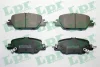 Комплект гальмівних колодок задн, HONDA ACCORD VI, CR-V V 1.5-3.0 02.98- LPR 05P2201 (фото 1)