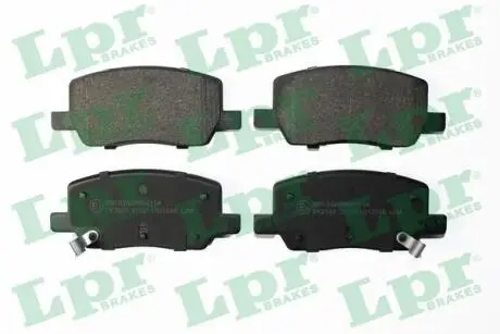 Комплект гальмівних колодок з 4 шт. Дисків LPR 05P2248