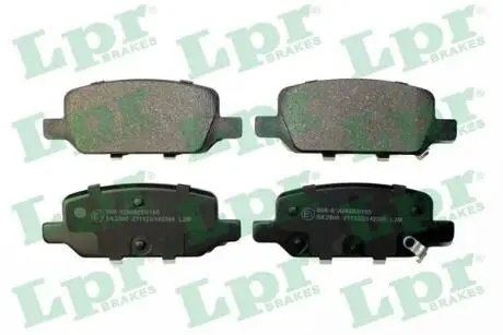 Комплект тормозных колодок задн. LPR 05P2266
