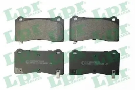 Комплект передних тормозных колодок LPR 05P2268