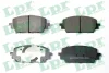 Комплект гальмівних колодок передн, HYUNDAI SANTA FE IV, SANTA FE V KIA SORENTO IV 1.6H/2.2D/2.5 03.20- LPR 05P2323 (фото 1)