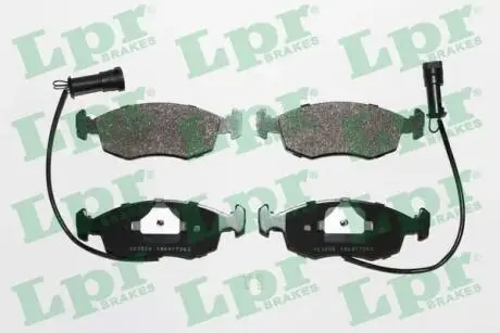 Комплект тормозных колодок из 4 шт. дисков LPR 05P269