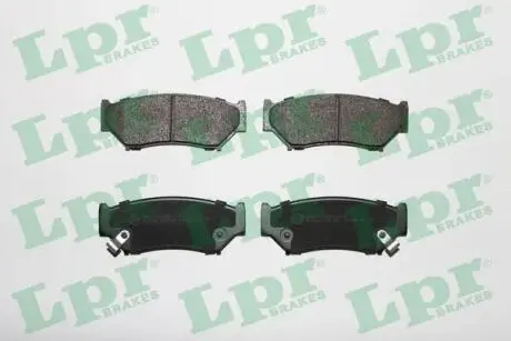 Гальмівні колодки, дискове гальмо (набір) LPR 05P396