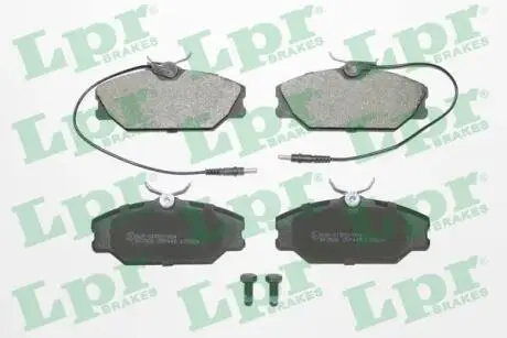 Комплект тормозных колодок из 4 шт. дисков LPR 05P445