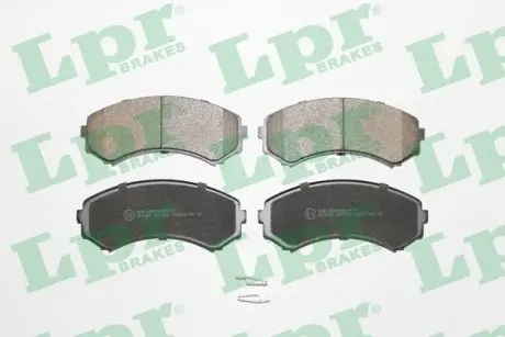 Комплект гальмівних колодок з 4 шт. дисків LPR 05P569