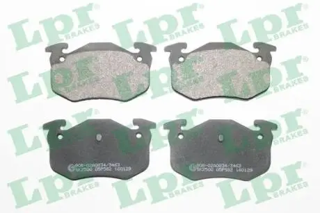 Тормозные колодки, дисковый тормоз.) LPR 05P582