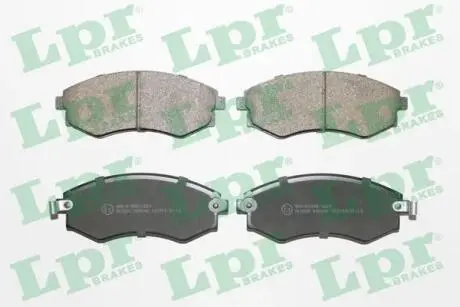 Гальмівні колодки, дискове гальмо (набір) LPR 05P640