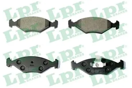 Гальмівні колодки, дискові LPR 05P679