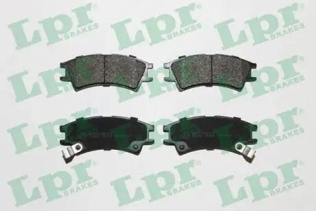 Гальмівні колодки, дискове гальмо (набір) LPR 05P695