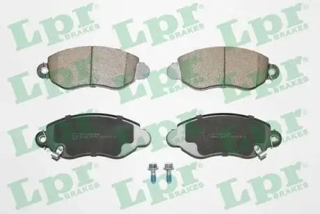 Колодка гальм. диск. FORD TRANSIT передн. LPR 05P775