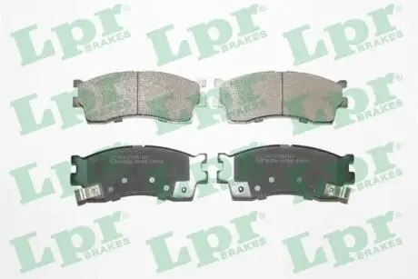 Гальмівні колодки, дискове гальмо (набір) LPR 05P809