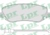 Тормозные колодки, дисковый тормоз.) LPR 05P842 (фото 1)