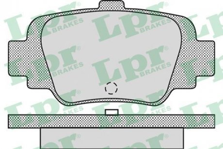 Тормозные колодки, дисковый тормоз.) LPR 05P874 (фото 1)