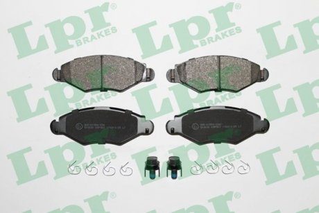 Комплект тормозных колодок из 4 шт. дисков LPR 05P903 (фото 1)