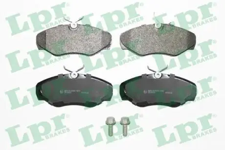 Гальмівні колодки, дискове гальмо (набір) LPR 05P908