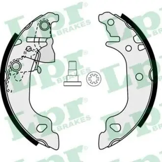 Гальмівні колодки, барабанні LPR 07920