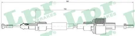 Трос зчеплення LPR C0081C