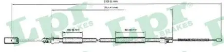 Трос ручного тормоза LPR C0211B