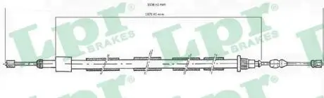 Трос ручного тормоза LPR C0616B