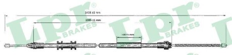 Тросик стояночного тормоза LPR C0699B