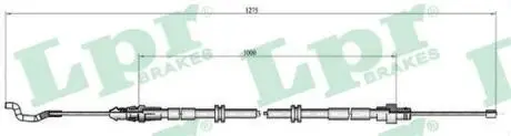 Трос ручного тормоза LPR C1039B