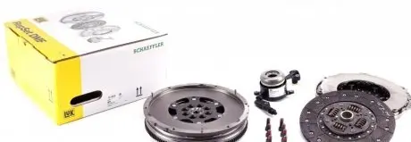 Демпфер + комплект зчеплення VW Crafter 2.5TDI 06-11, 120kw, BJM LuK 600 0202 00