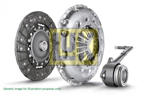 Комплект зчеплення з гідравлічним підшипником (220мм) LuK 622333535