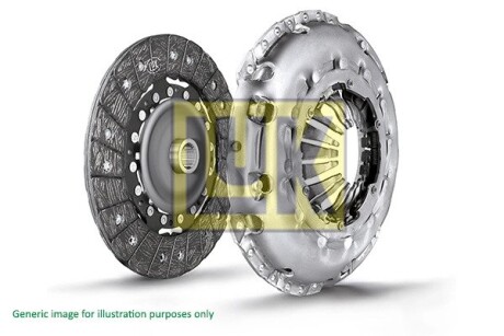 Комплект зчеплення Hyundai Santa Fe/Kia Sorento 2.4 09- (d=240mm) LuK 624 3782 09