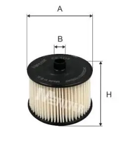 Фільтр паливний 2.0HDi Scudo/Expert 07-/Citroen C4/C5 05- M-FILTER DE 3116